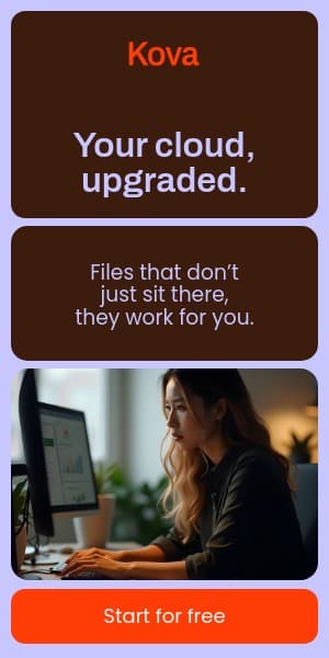 Your Office Cloud Upgraded Kova Software Animated Half Page