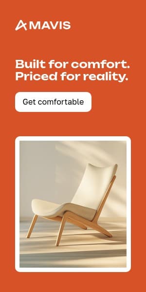 Built for Comfort Mavis Furniture Animated Half Page