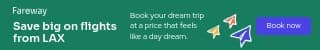 Fareway LAX Discount Flights Travel Offer Animated Mobile Leaderboard