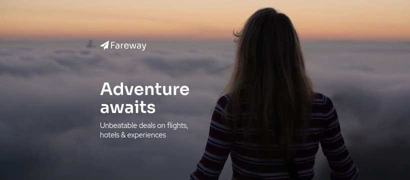 Adventure Awaits Fareway Travel Deal Video Facebook Cover
