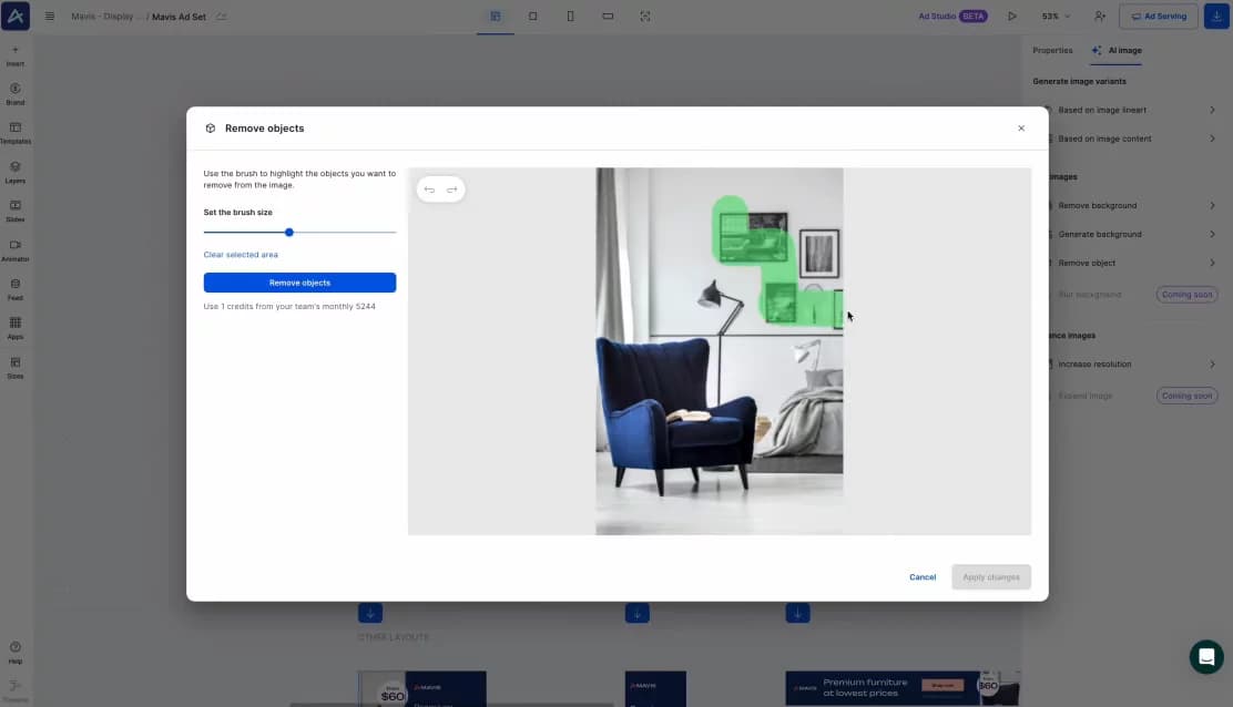 Edit multiple banners simultaniously