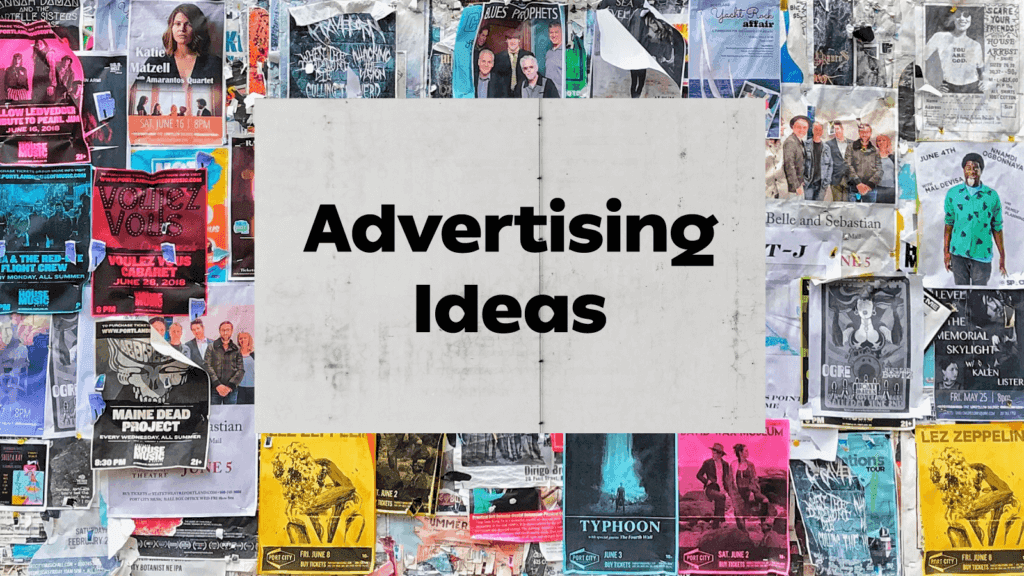 Great advertisement ideas for inspiration