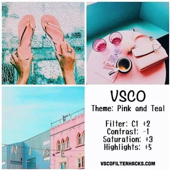 instagram feed goals vsco filter