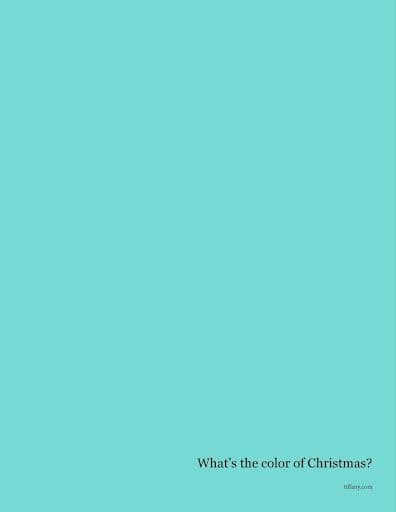 Tiffanys Christmas Ad