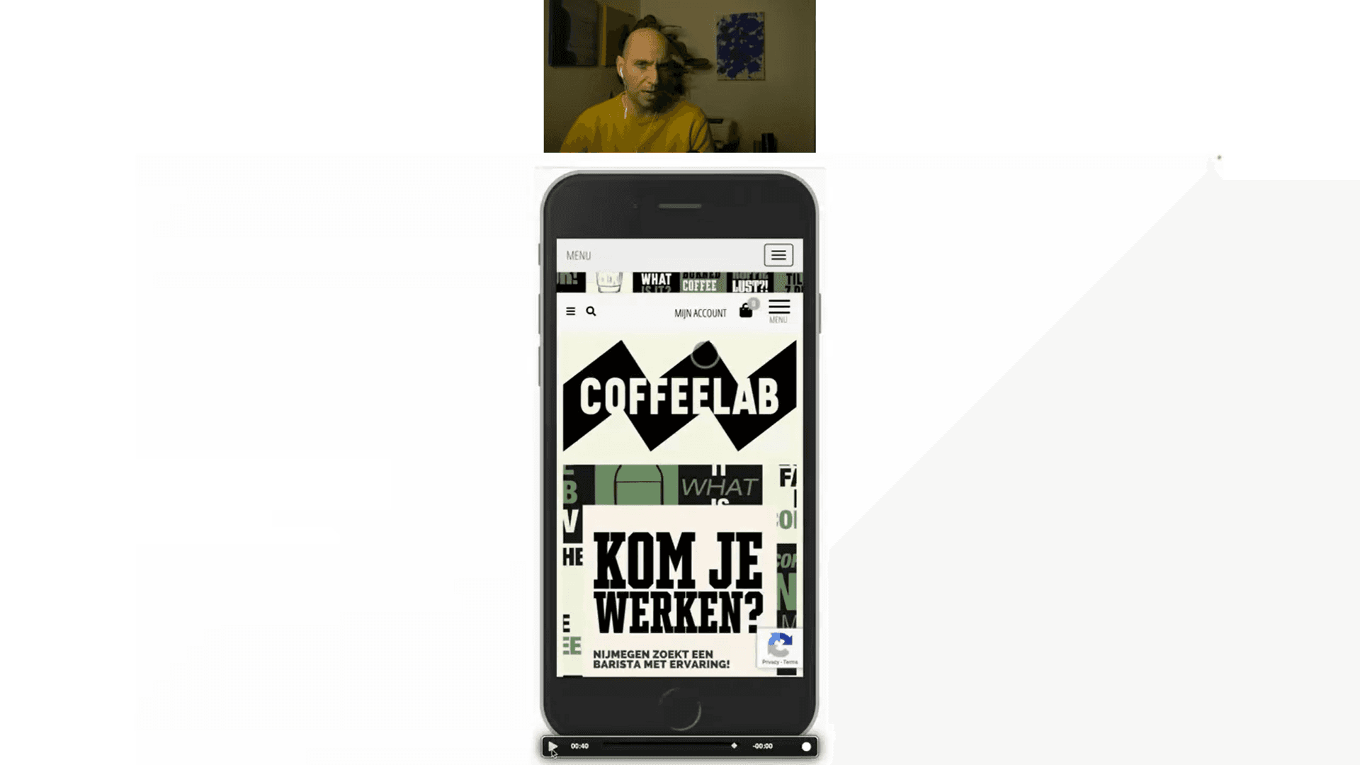 coffee shop website