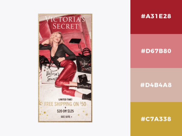 luscious red color palette