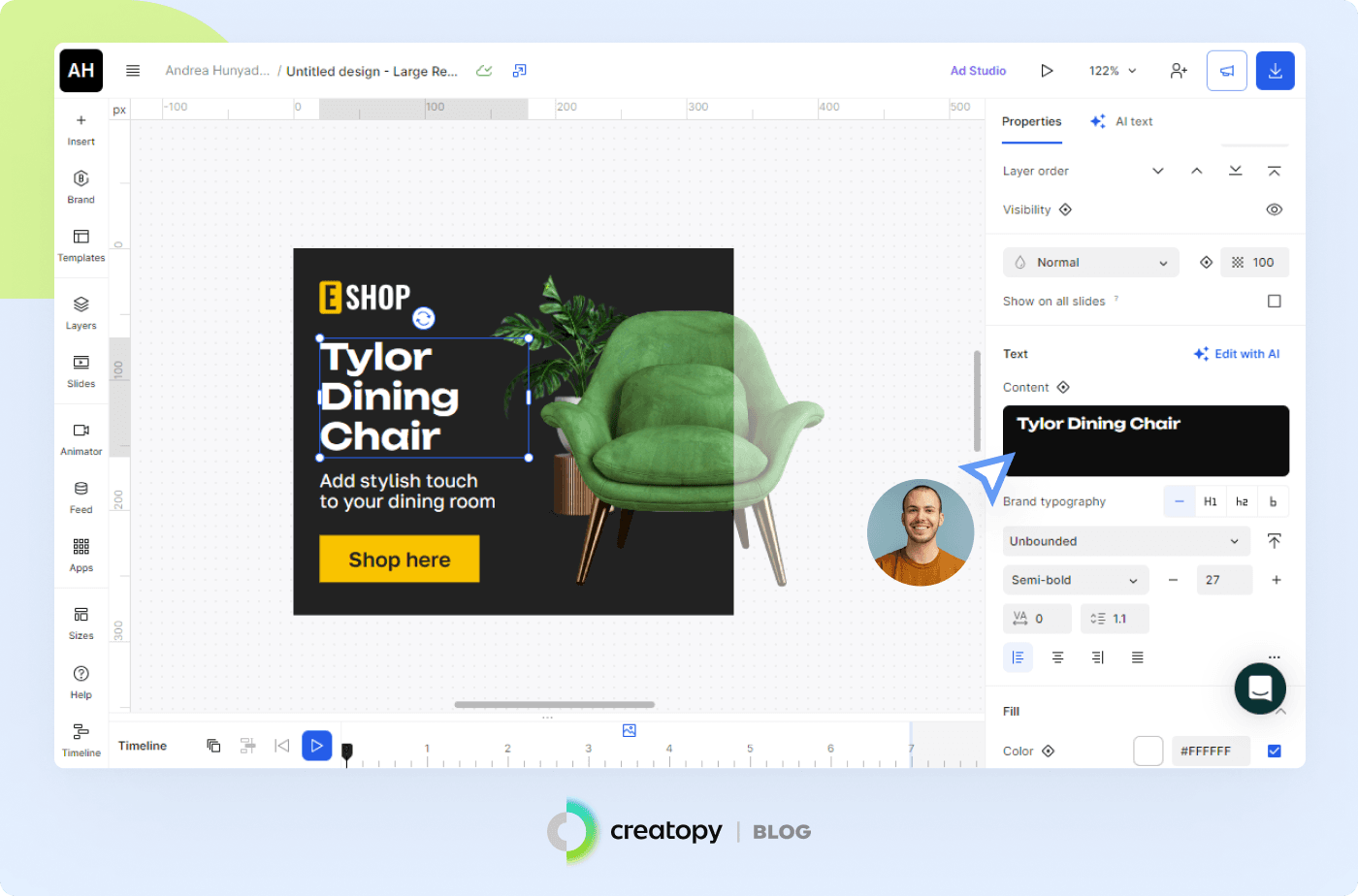 Add text in The Brief