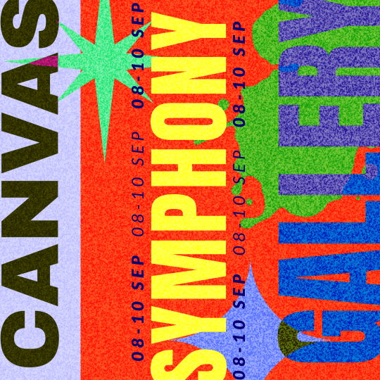 Maximalism graphic design Template