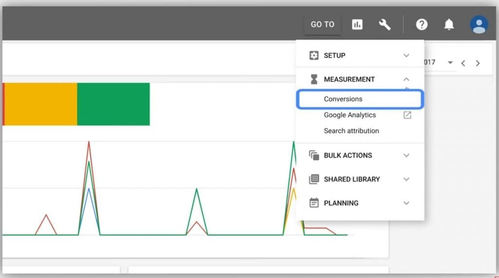 Google Adwords conversion tracker