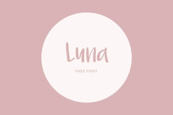 luna font