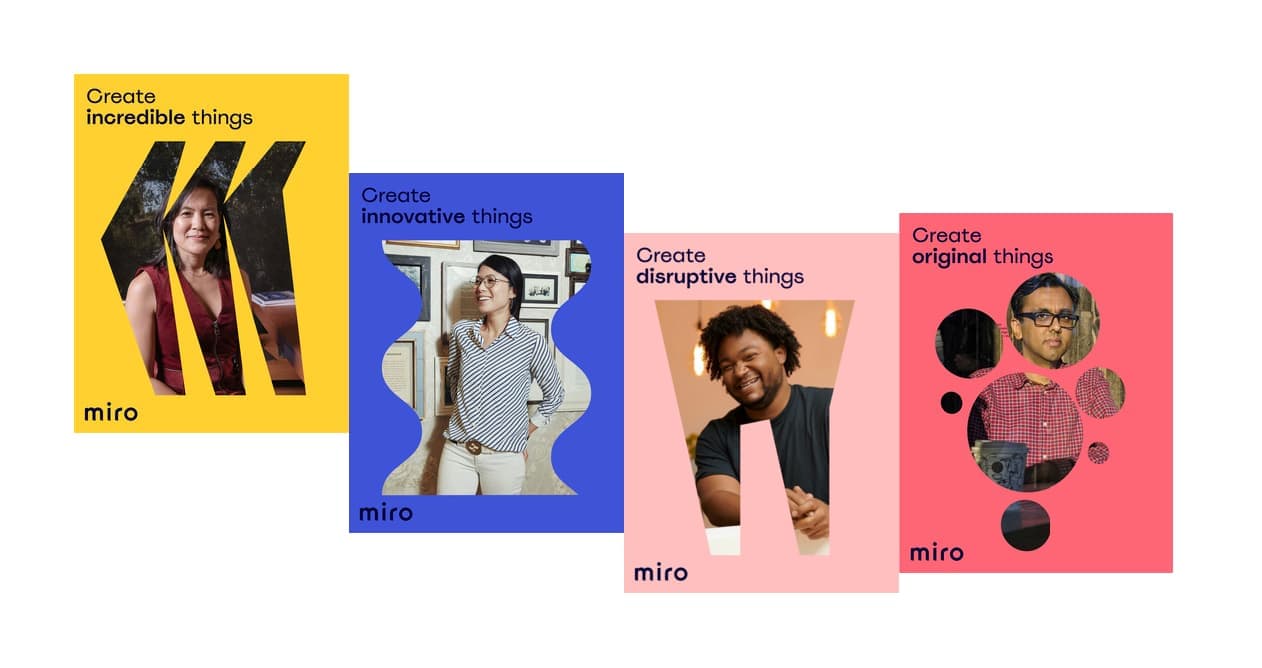 miro rebrand visual elements