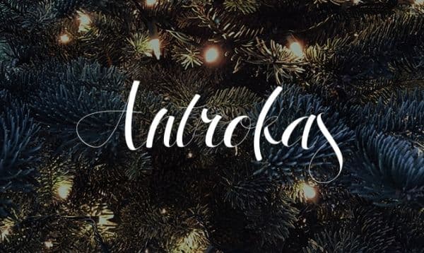 antrokas free christmas font