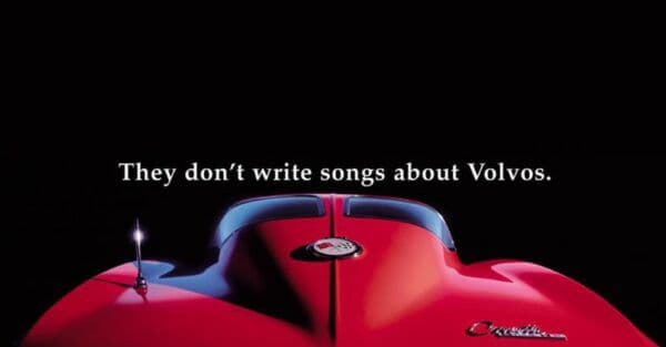 corvette ad copy