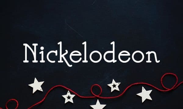 nickledeon christmas typography