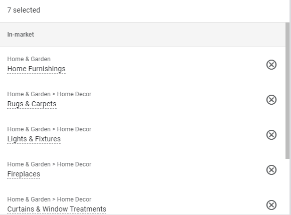 targeting in the Google display network demographic in-market targeting