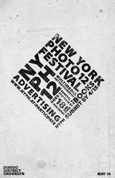 Design poster inspiration ideas shapes and typography