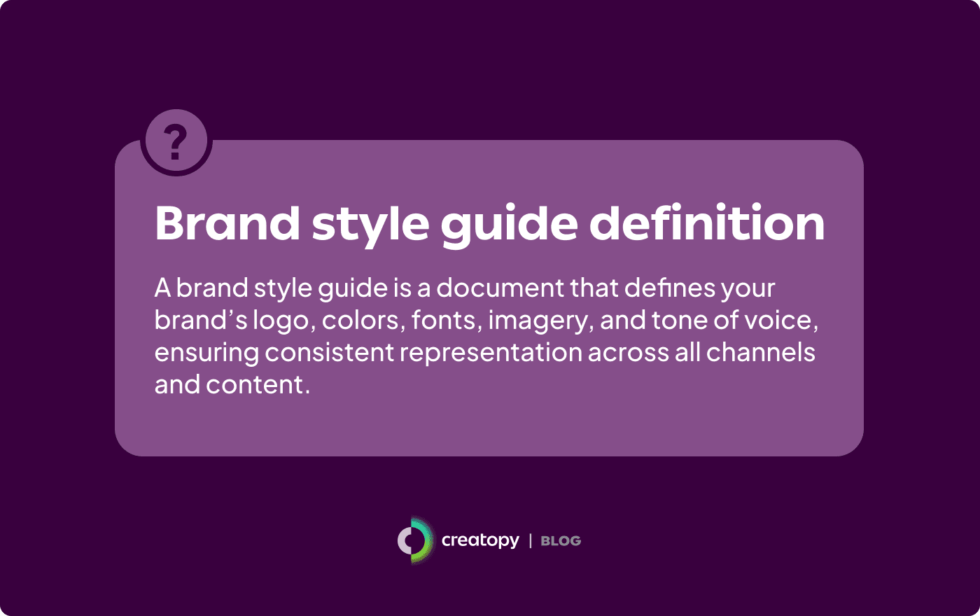image with brand style guide definition