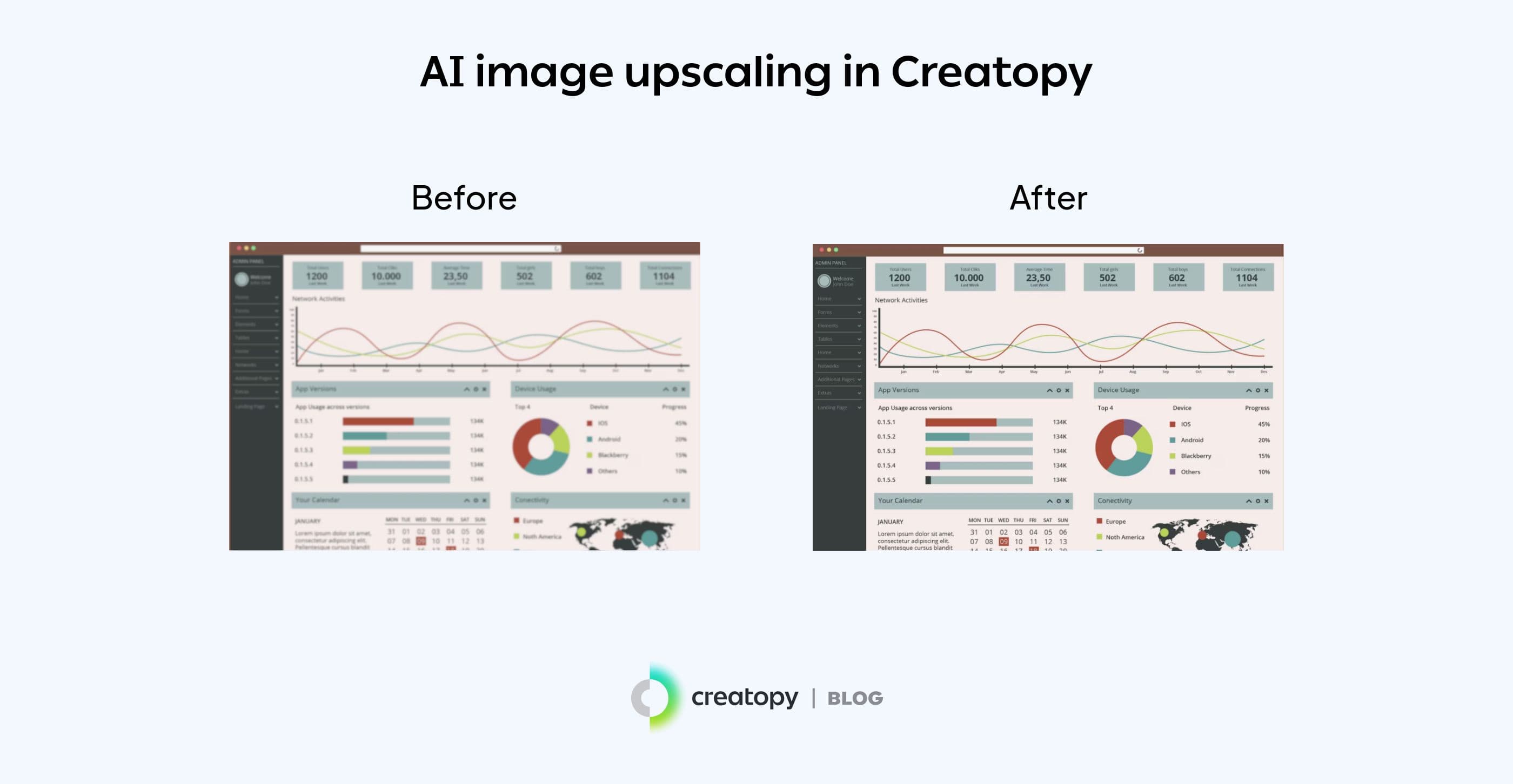 an example of image upscaling in The Brief