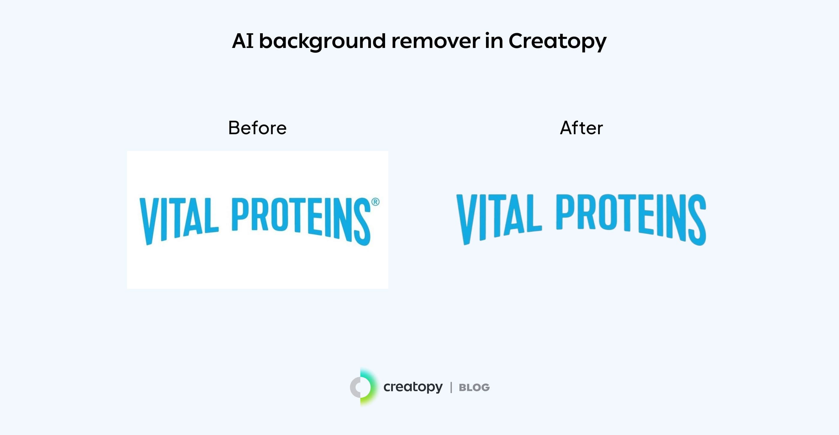 an example of how ai background remover works in thebrief