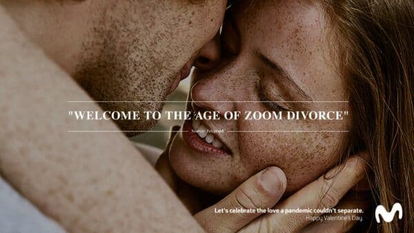 movistar valentines day ad