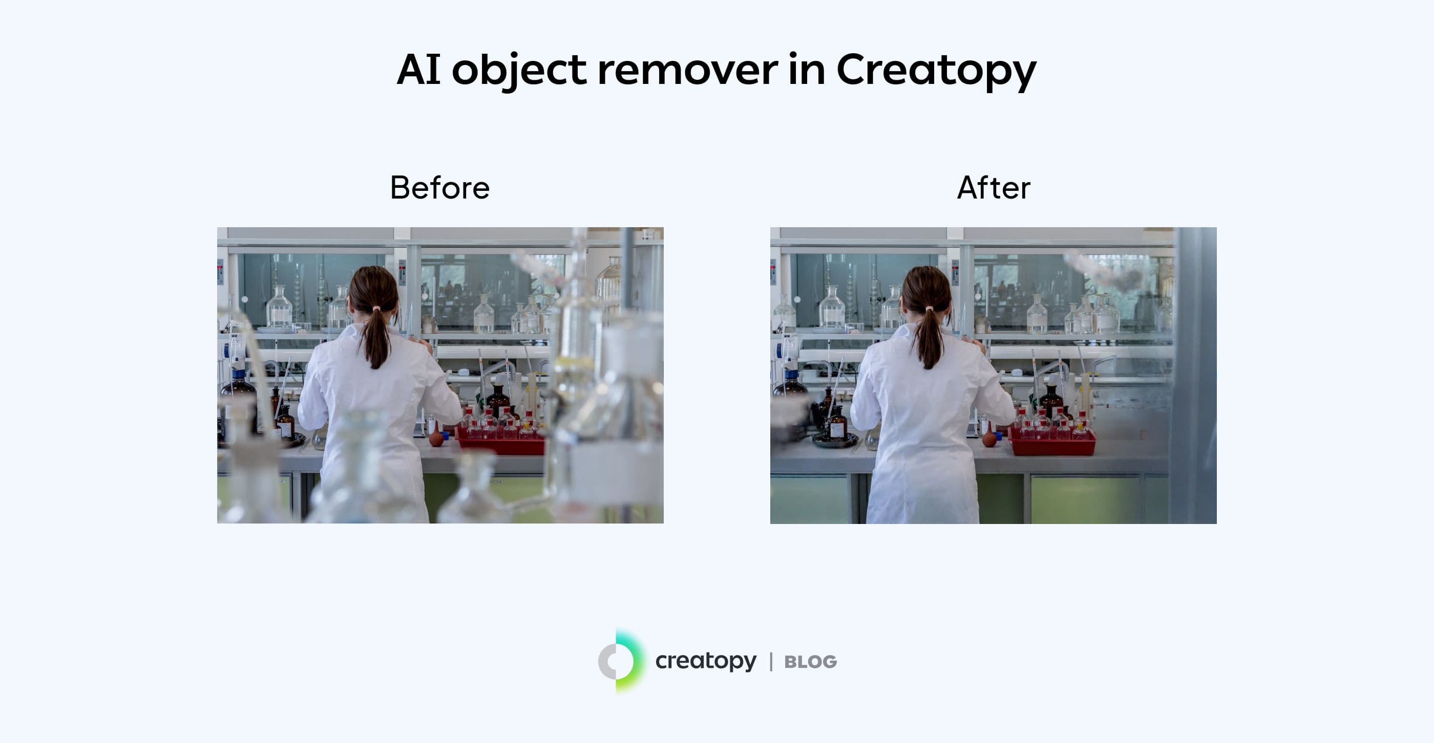 example of ai object remover feature in thebrief