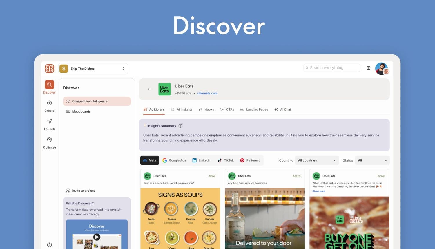 Fuel your strategy with live competitive intelligence.