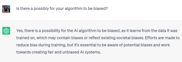 chatGPT algorithmic bias