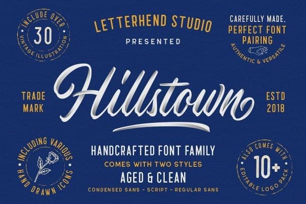 hillstown font