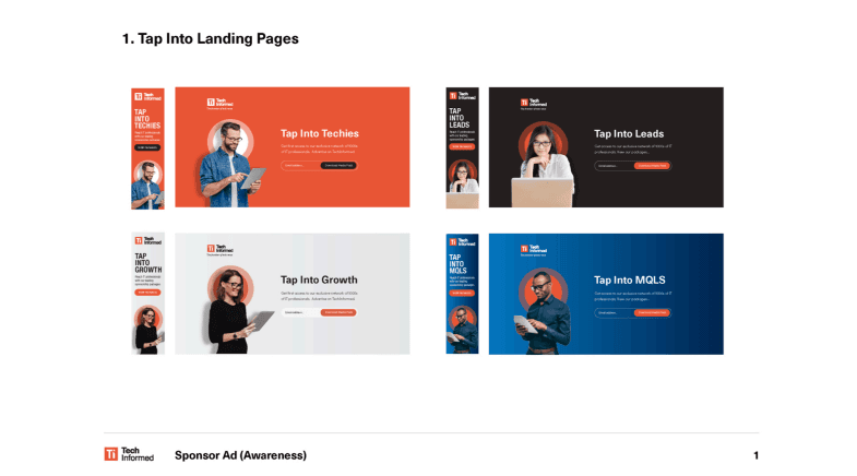 ad landing page