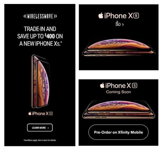apple ad example iphone x