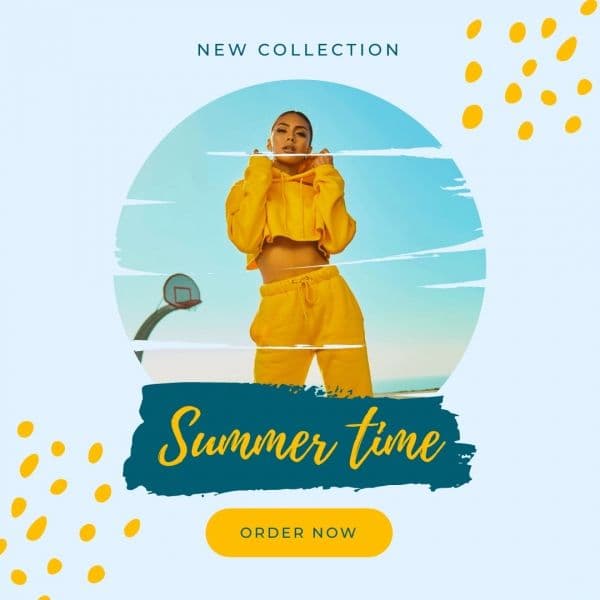 clipping mask example summer campaign