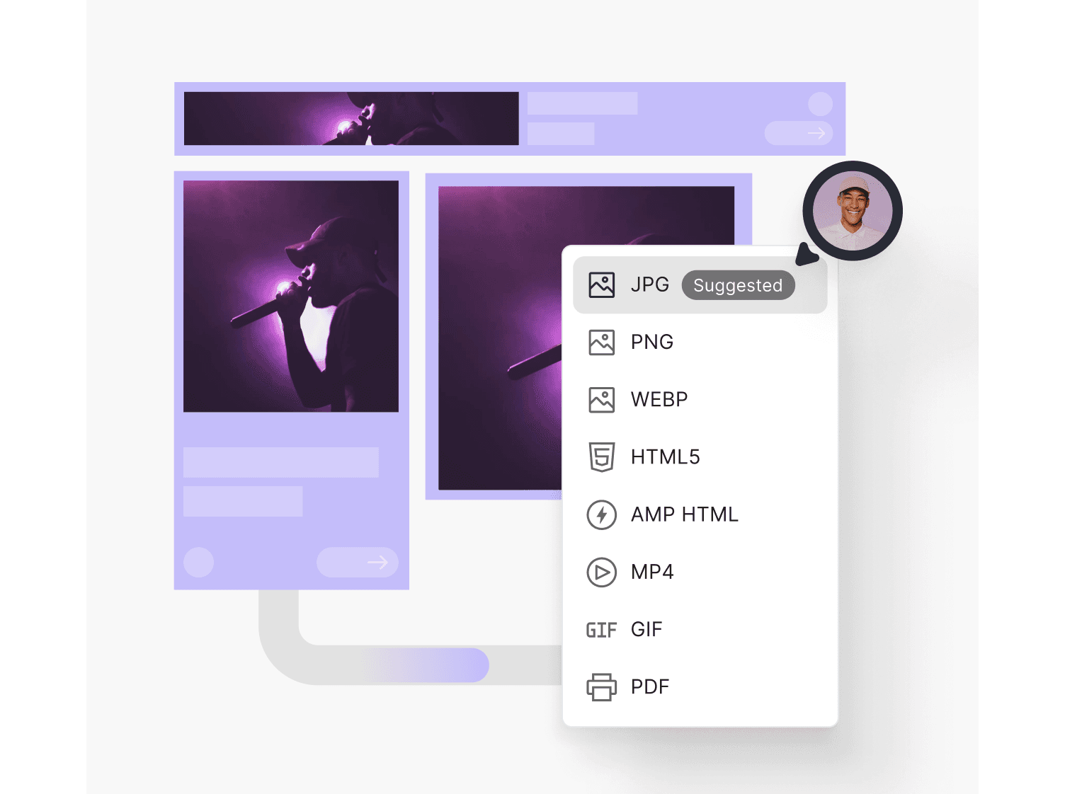 multi-format ad export