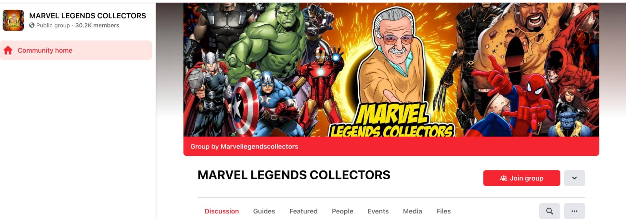 marvel facebook group cover