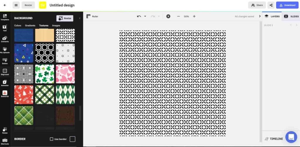 patterns and textures in thebrief