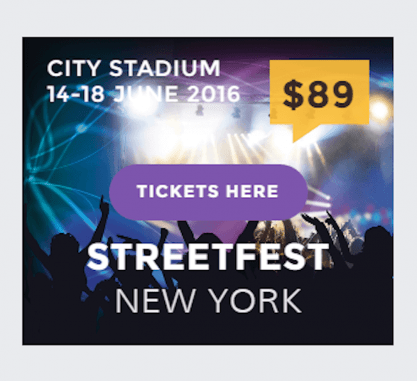 Montserrat in a New York Street Fest Ad