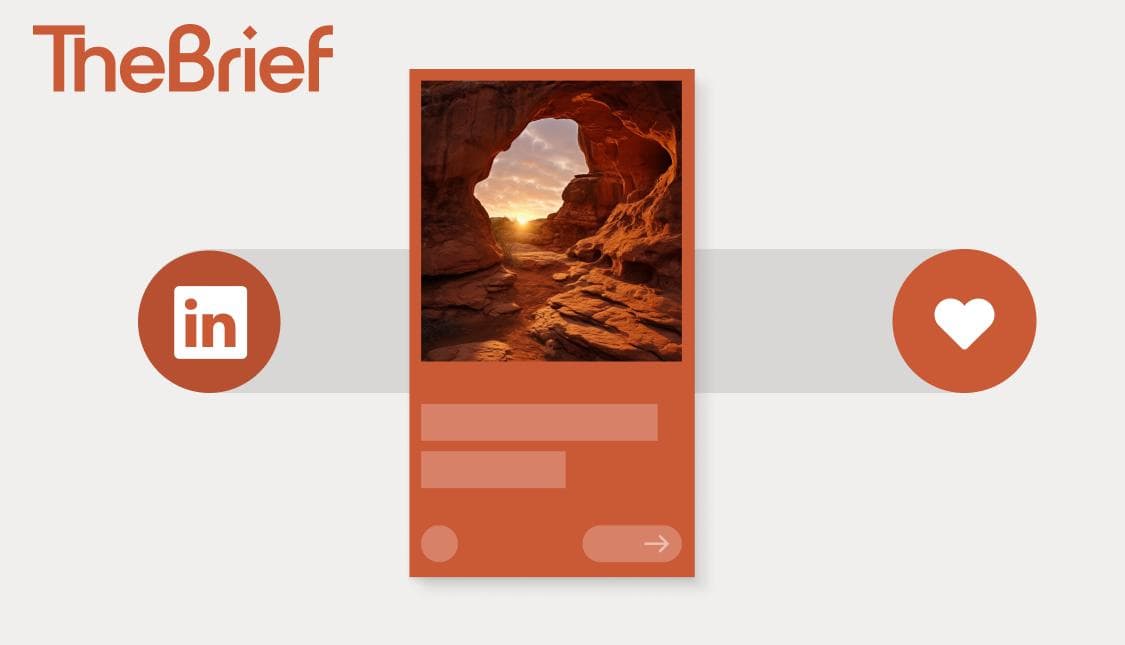 LinkedIn ad spec guide by The Brief