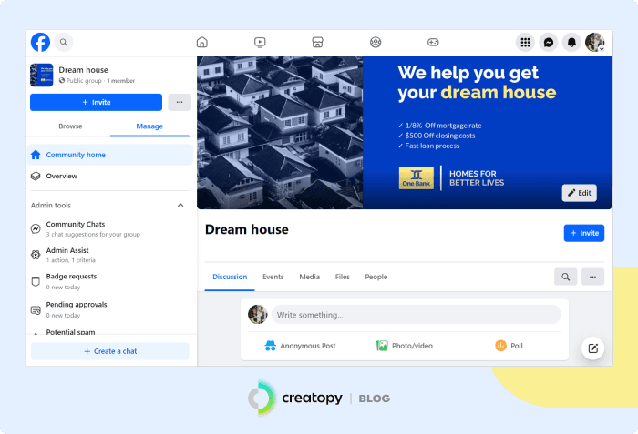 new Facebook Group Cover