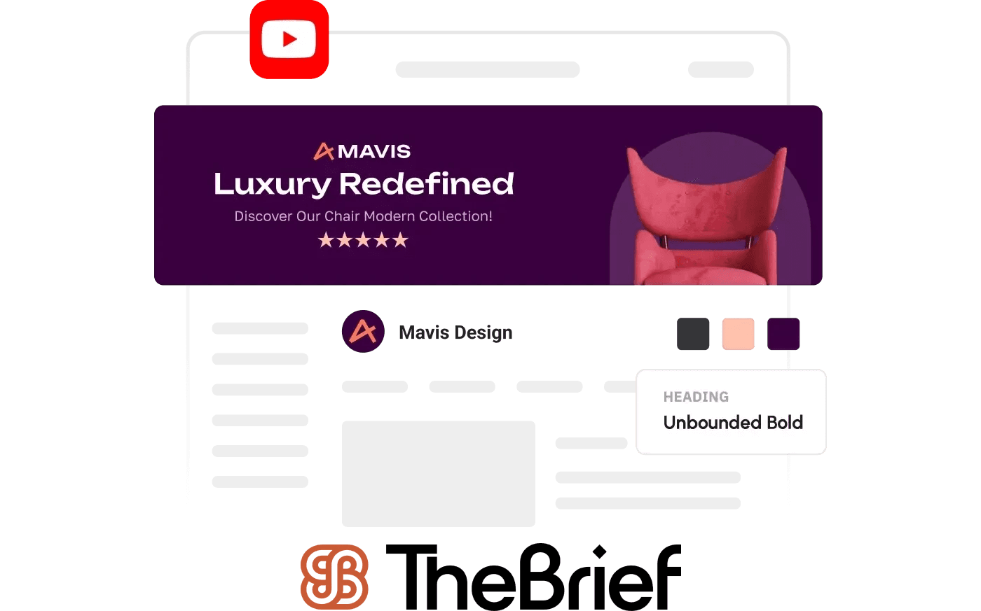 The Brief YouTube banner creator