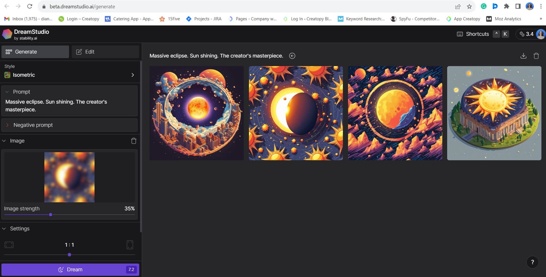 dreamstudio ai image creation