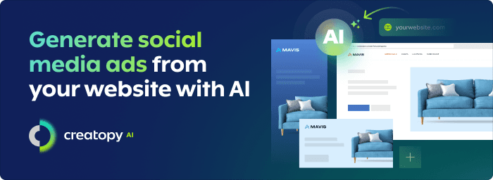 generate social media ads from url