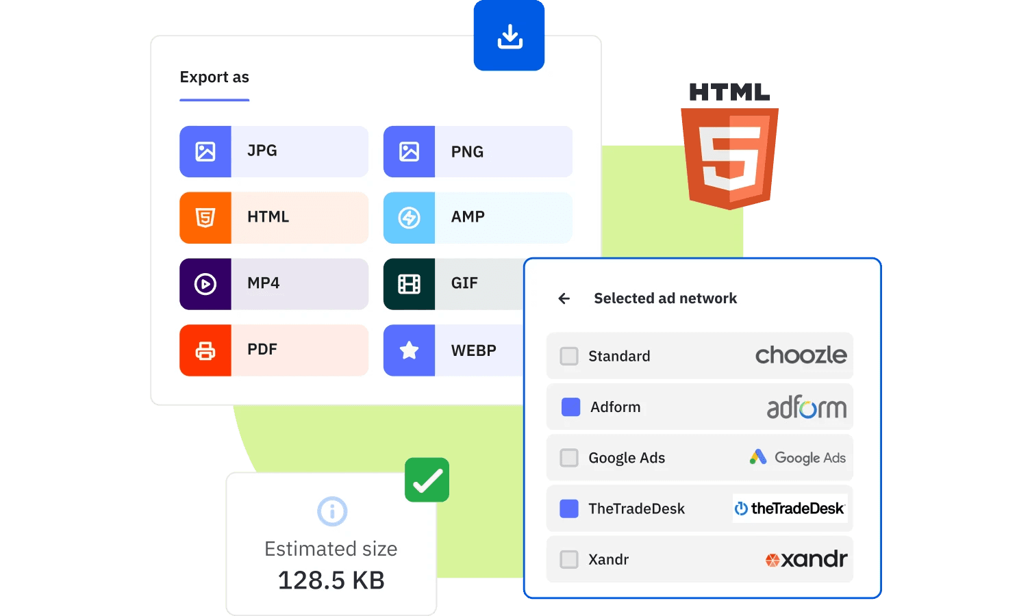 Export and host ads on The Brief