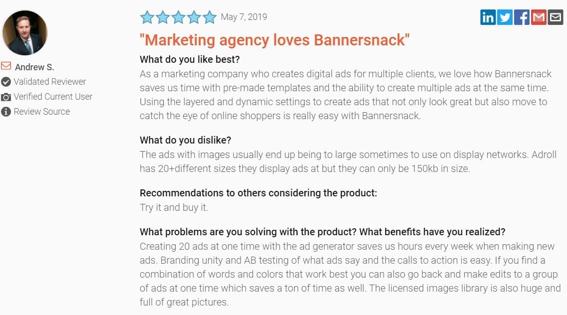 thebrief advertising tool