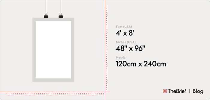 Print banner size (4′ x 8′)