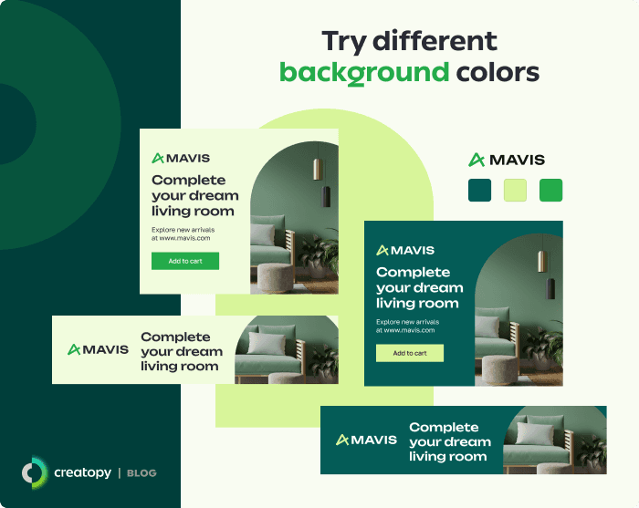 Try different background colors