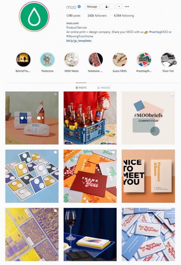 contextual theme instagram feed idea