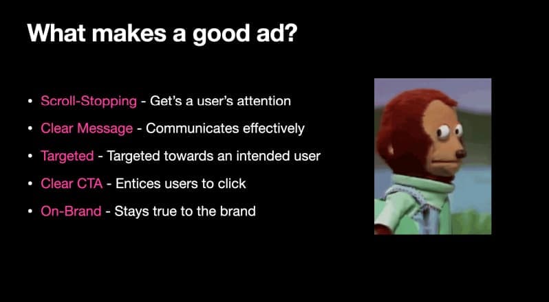 what makes a good ad