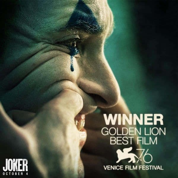 joker venice film festival winner