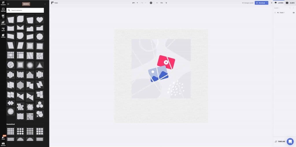 choose the clipping mask