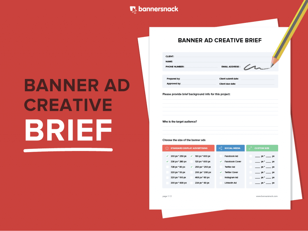 Banner Ad Creative Brief