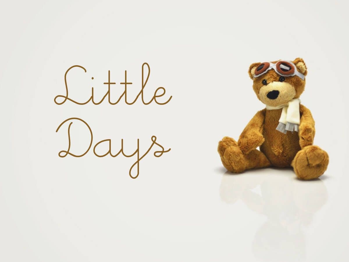 Little Days - kids hand written font